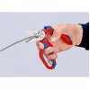 Knipex 95 05 20 SB Zange Edelstahl Kunststoffgriff Blau Rot