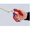 Knipex 95 05 20 SB Zange Edelstahl Kunststoffgriff Blau Rot