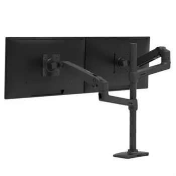 ERGOTRON LX Dual-Stacking-Arm, hohe Stange (mattschwarz)