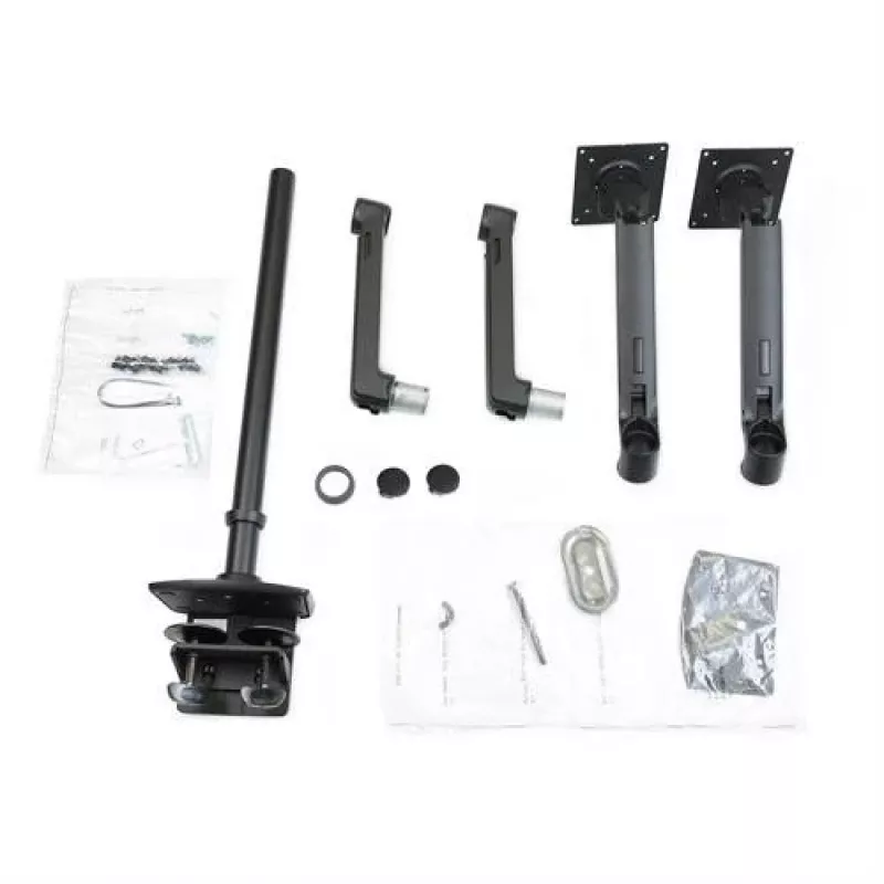 ERGOTRON LX Dual-Stacking-Arm, hohe Stange (mattschwarz)