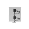 Ergotron LX Serie LX Dual Stacking Arm, hohe Säule 101,6 cm, Aluminium, Klemme, 20 kg
