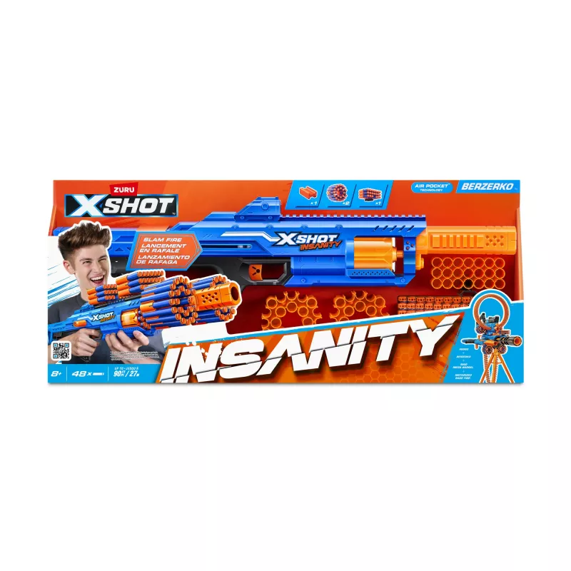 XSHOT Insanity Berzerko (48 Darts) ZURU