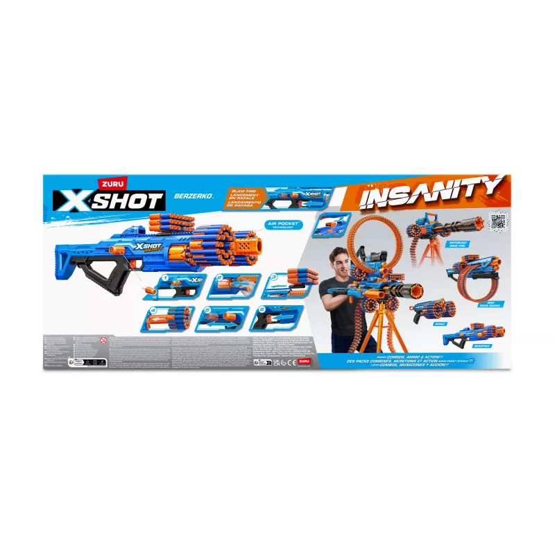 XSHOT Insanity Berzerko (48 Darts) ZURU