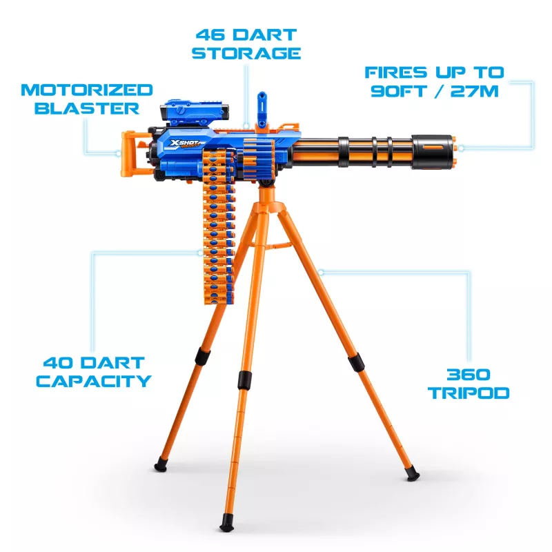 XSHOT Insanity Motorized Rage Fire (72 Darts) ZURU