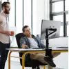 ERGOTRON NX Monitorarm - mattschwarz