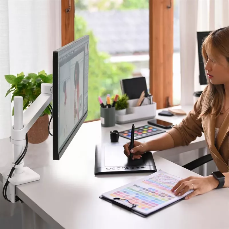 ERGOTRON NX Monitorarm - weiß