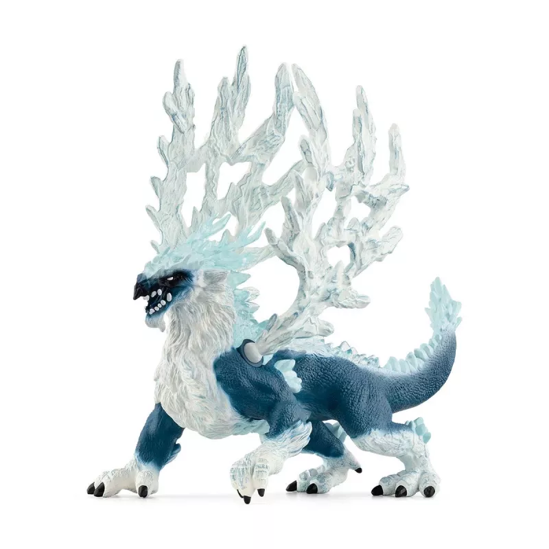 schleich ELDRADOR CREATURES Ice Dragon, 7 Jahr(e), Eiswelt, Monster und Drachen, Blau, Weiß, Kunststoff