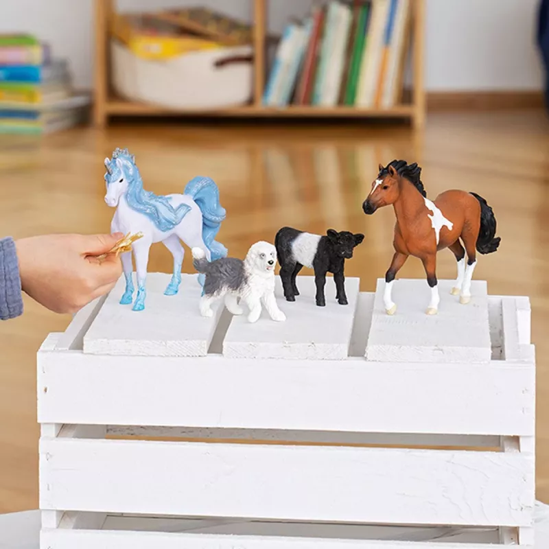 schleich HORSE CLUB Mangalarga Marchador Hengst, 5 Jahre, Pferde, Schwarz, Braun, Weiß, Kunststoff