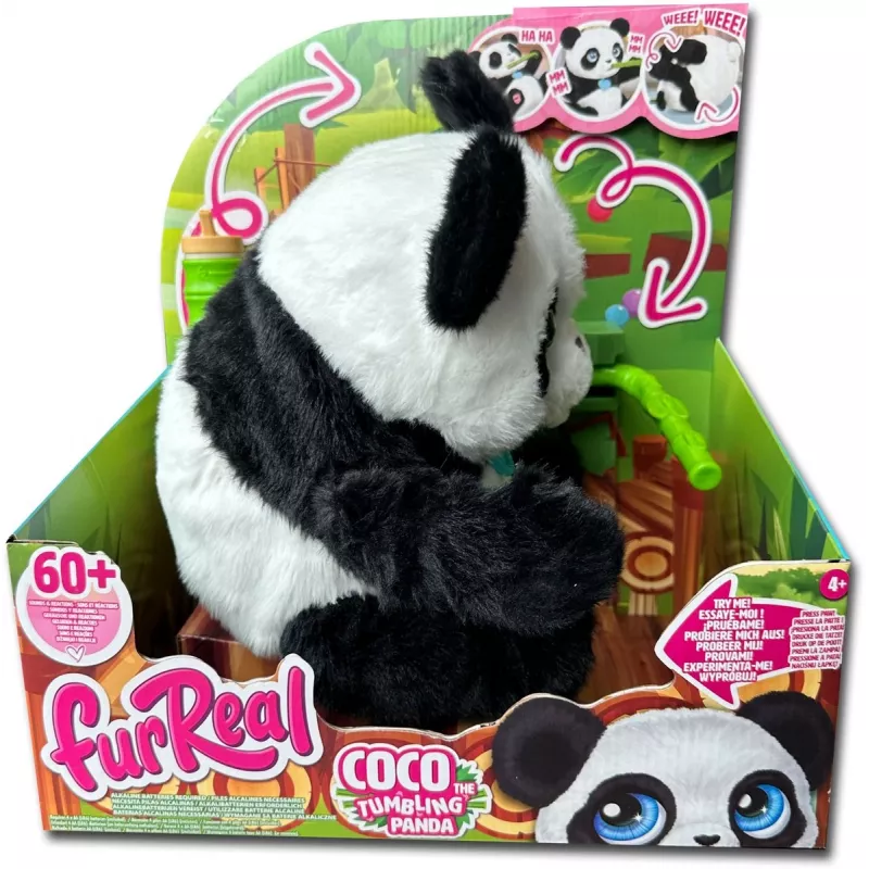 Just Play FurReal - Coco Der Rollende Panda, Junge/Mädchen, 4 Jahr(e), mit Sound