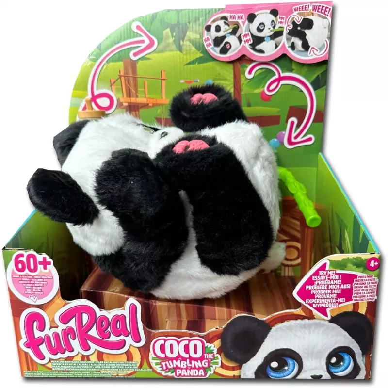 Just Play FurReal - Coco Der Rollende Panda, Junge/Mädchen, 4 Jahr(e), mit Sound
