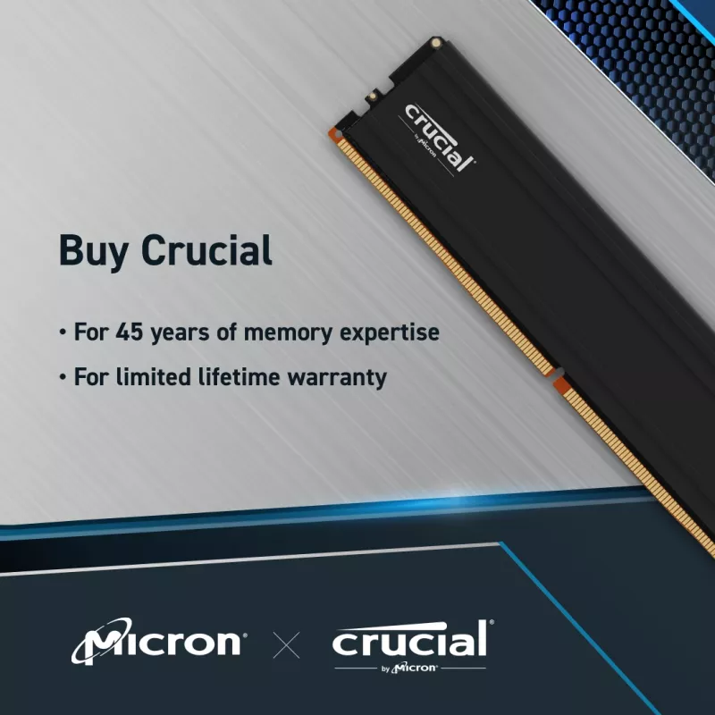 MICRON / CRUCIAL Speicher - Crucial Pro - DDR5-5600 UDIM - 48GB Kit (24GBx2)