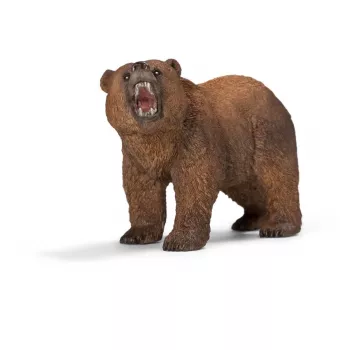 schleich WILD LIFE Grizzlybär, 3 Jahr(e), Wald, Wildtiere / Abenteuerspielzeug, Mehrfarbig, Kunststoff