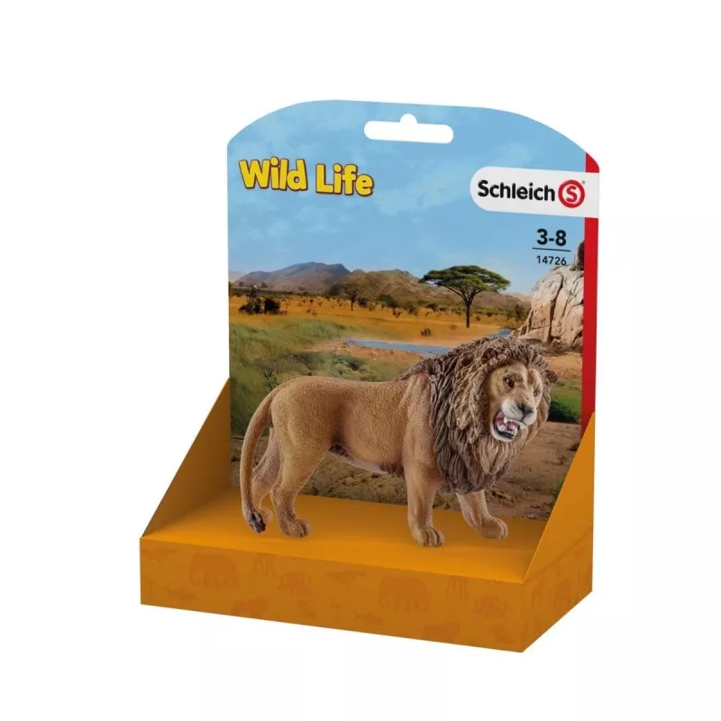 Schleich WILD LIFE brüllender Löwe mehrfarbig Kunststoff ab 3 Jahren