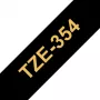 Label tape Brother TZe354 24mm Gold on Schwarz
