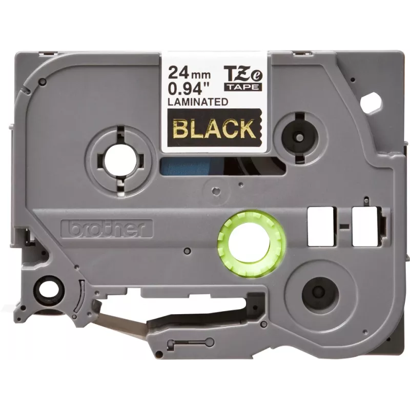 Label tape Brother TZe354 24mm Gold on Schwarz