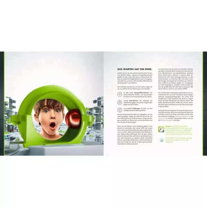 Ravensburger GraviTrax Pro Hardcover-Buch — Leitfaden für Fans und Profis (48973)