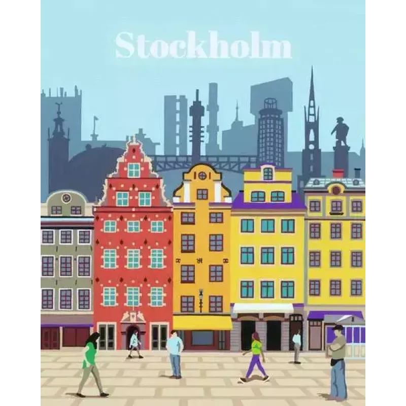 Malset Ravensburger CreArt Colorful Stockholm, Modell 23520