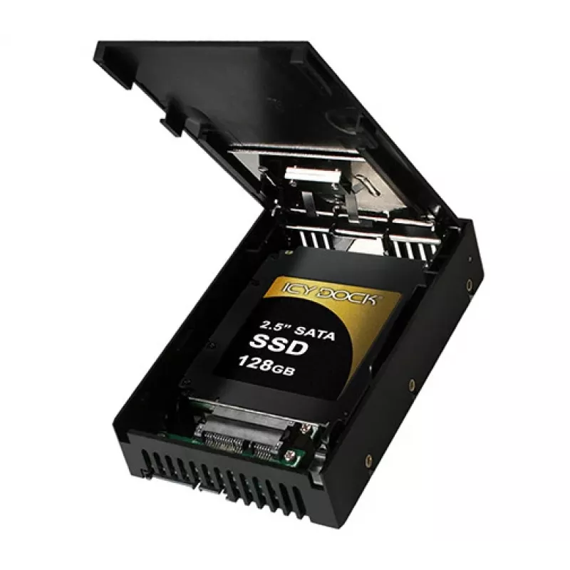 ICYDOCK EZConvert Leichtgewicht 2,5 Zoll auf 3,5 Zoll SATA SSD/HDD Konverter/Montageset - Ver.1