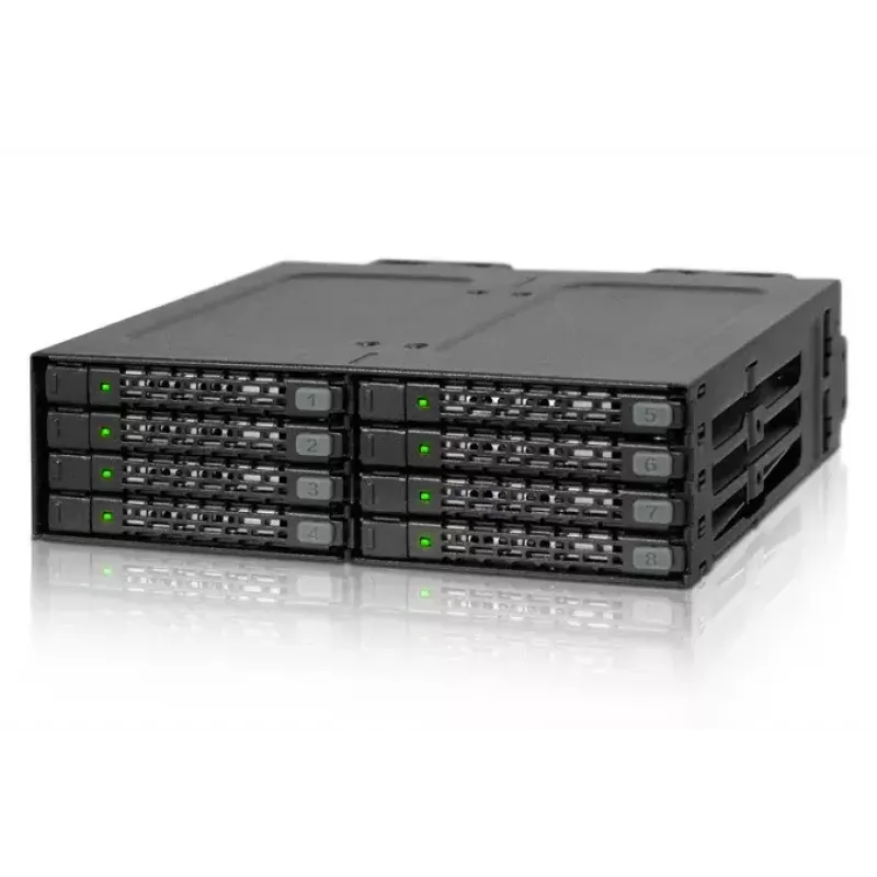 Disk-Array Icy Dock MB998SP-B Schwarz 8 Laufwerke