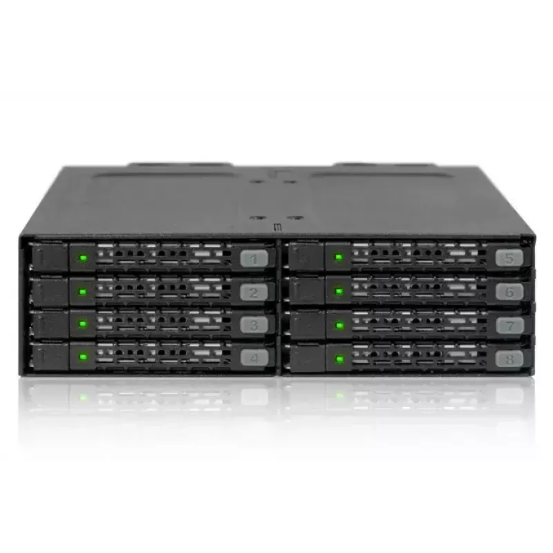 Disk-Array Icy Dock MB998SP-B Schwarz 8 Laufwerke