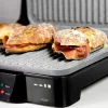 Kontaktgrill CECOTEC Rock'nGrill 2000 — 2000 W, rechteckig, schwarz/Edelstahl, einstellbarer Thermostat, 340×330×130 mm