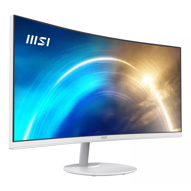 MSI Pro MP341CQWDE Computer Monitor 86,4 cm (34 Zoll) 3440 x 1440 Pixel UltraWide Quad HD Weiß