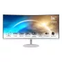MSI Pro MP341CQWDE Computer Monitor 86,4 cm (34 Zoll) 3440 x 1440 Pixel UltraWide Quad HD Weiß