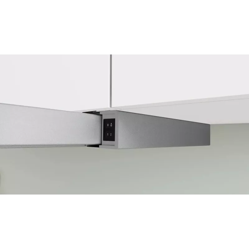 Bosch Serie 2 DFL063W57 Dunstabzugshaube halbintegriert (ausziehbar) Metallic, Silber 351 m³/h