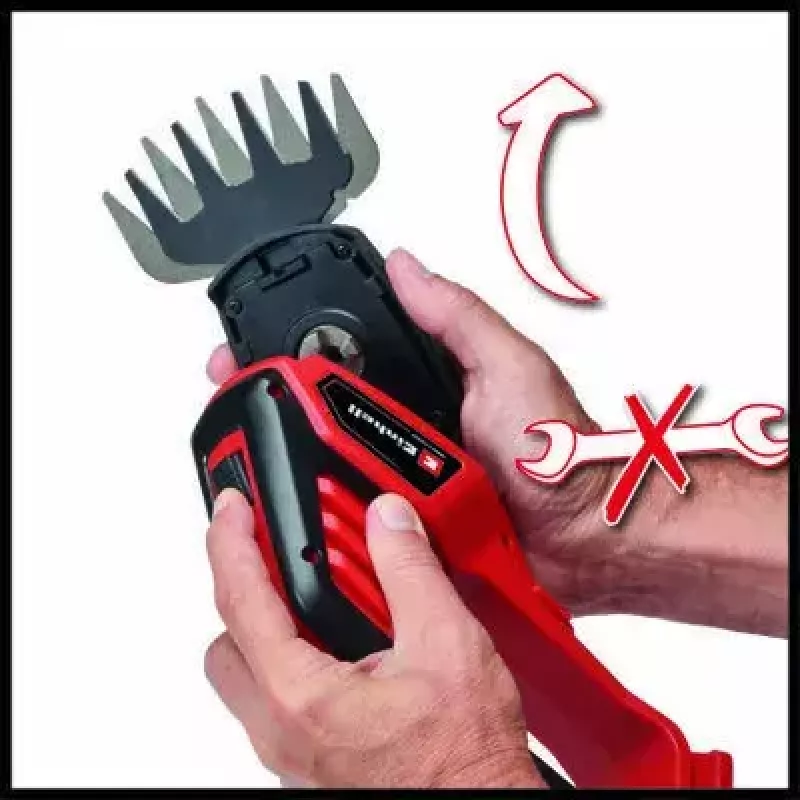 Akku-Grasschere Einhell GE-CG 18/100 Li T-Solo 10 cm 18 V