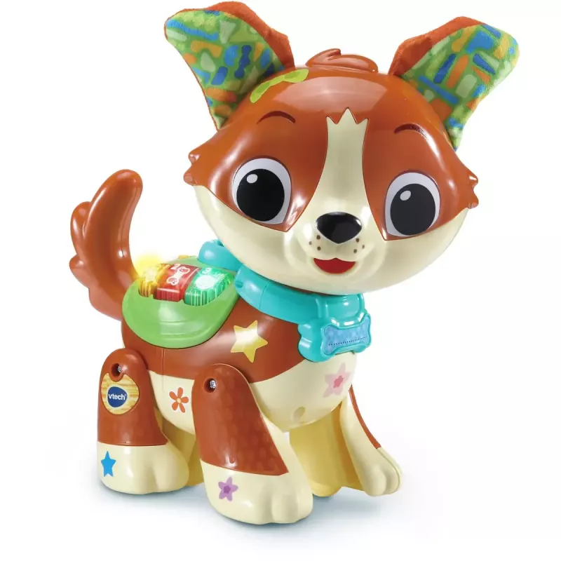 Spielfigur VTech Run With Me Puppy 80-552564 interaktives Lernspielzeug mit Geräuschen und Bewegung
