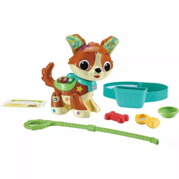 Spielfigur VTech Run With Me Puppy 80-552564 interaktives Lernspielzeug mit Geräuschen und Bewegung