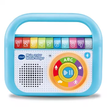 VTech Baby Mein erster Musik-Player, Musikspielzeug, 2 Jahr(e), AA, 480 g, Blau, Weiß