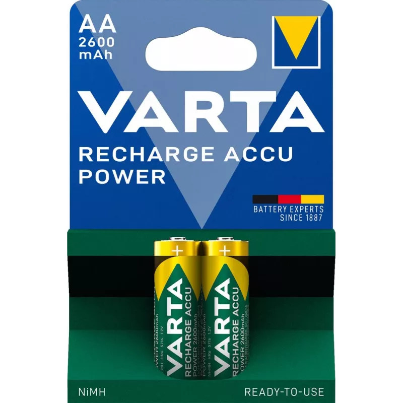 VARTA Akku wiederaufladbar AA NiMH 2600mAh