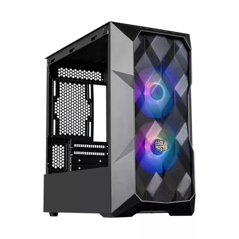 COOLER MASTER CPU Gehäuse Masterbox TD300 Mesh Mini Tower Schwarz