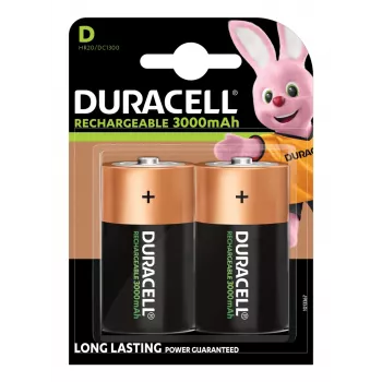 Duracell Haushaltsbatterie Wiederaufladbare Batterie D Nickel-Metallhydrid (NiMH)
