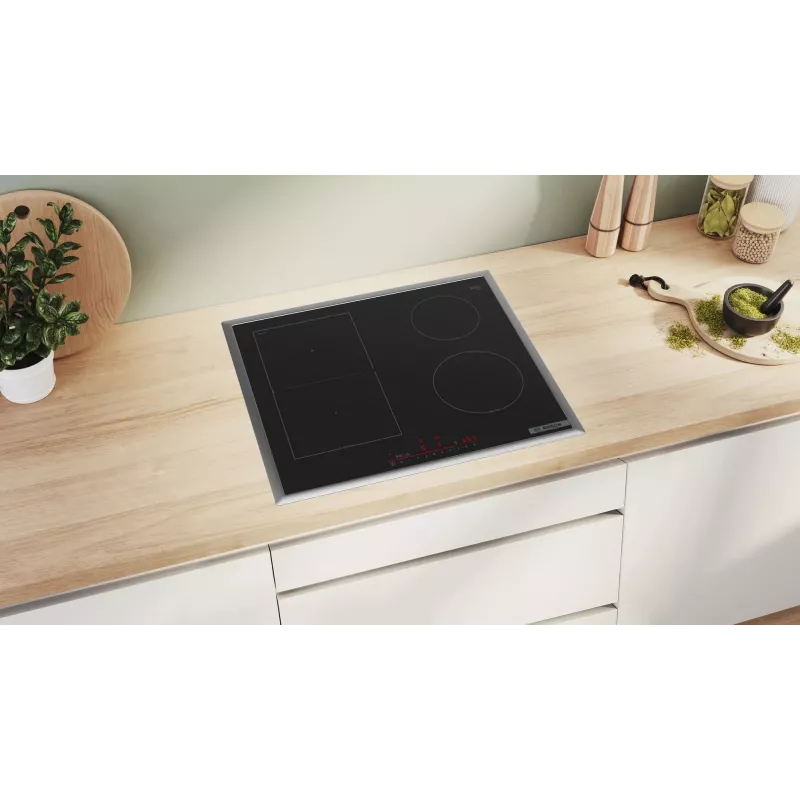 Bosch Serie 6 PVS64RHB1E hob Schwarz Built-in 60 cm Zone induction hob 4 zone(s)