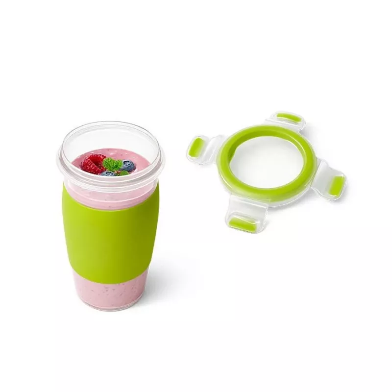 EMSA CLIP & GO Lunchbox 0,45 l Kunststoff Grün, Transparent 1 Stk.