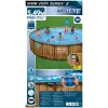 Bestway 56977 Aufstellpool Stahlrahmenpool Rund 23062 L Braun