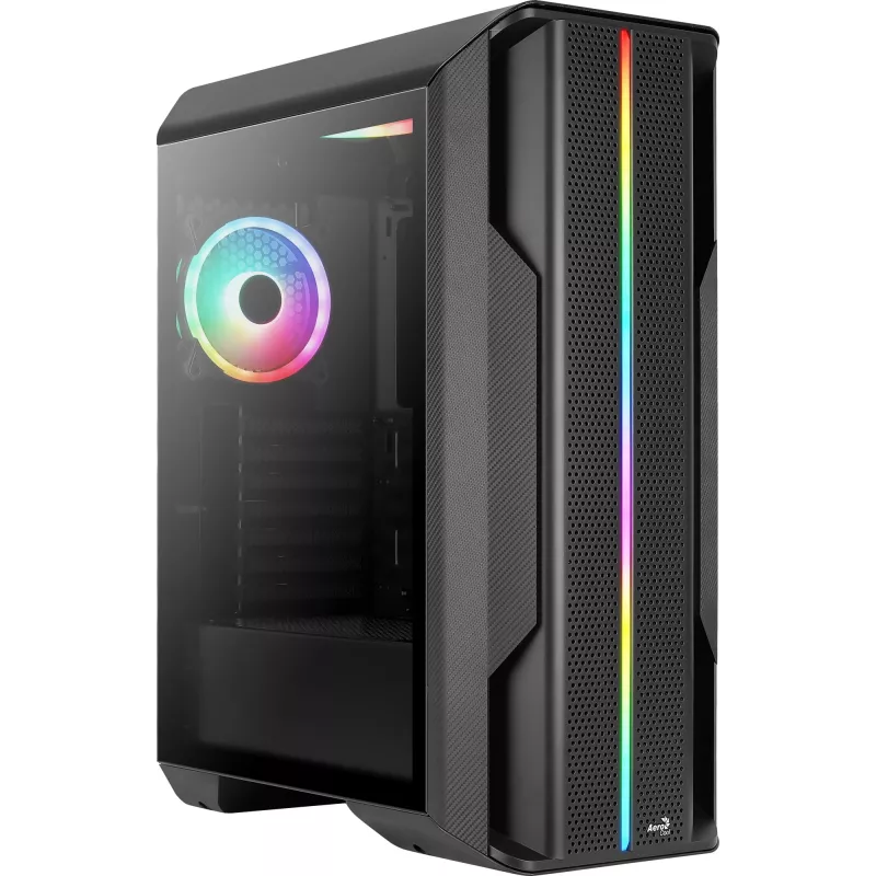 Aerocool SPLINTER DUO ATX-Gaming-Gehäuse 3x ARGB 12cm-Lüfter + Front-Mesh