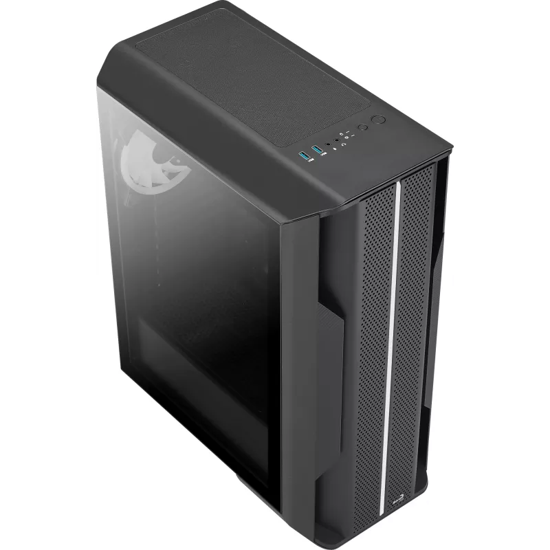 Aerocool SPLINTER DUO ATX-Gaming-Gehäuse 3x ARGB 12cm-Lüfter + Front-Mesh