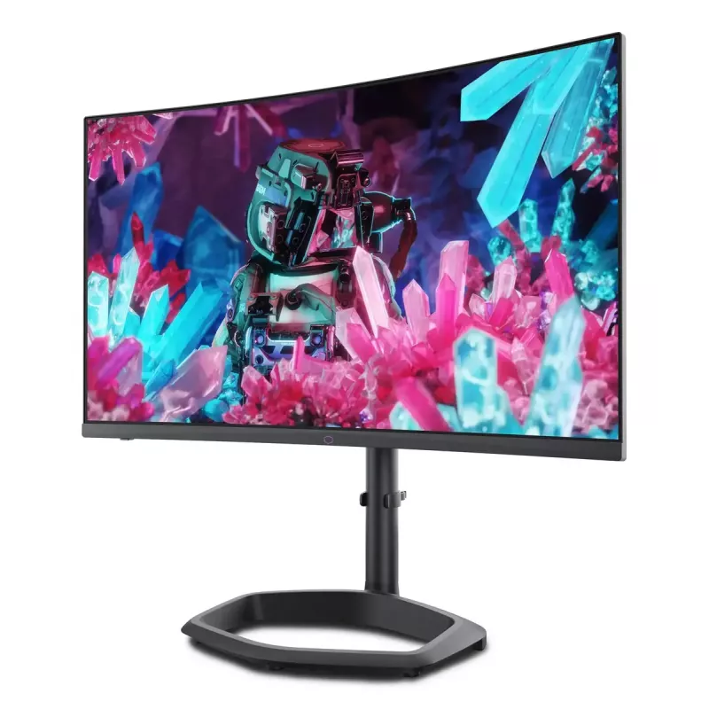 27 Zoll Cooler Master GM27QP Gaming Monitor – QHD VA Curved-Panel, 240 Hz, Adaptive Sync, schwarz