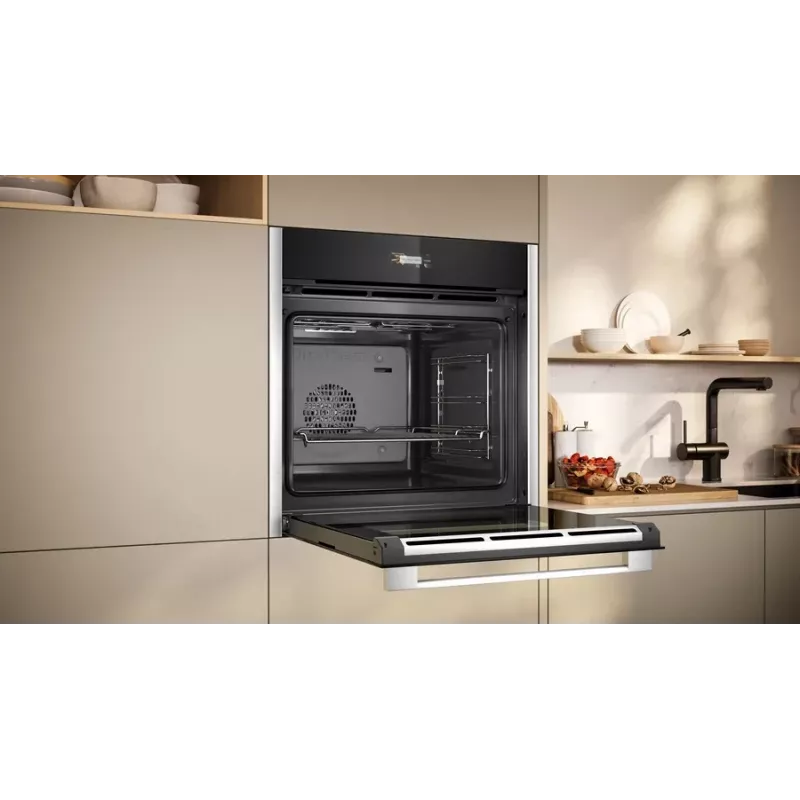 Neff N 70 B24CR31N0 Backofen 71 L Schwarz, Edelstahl