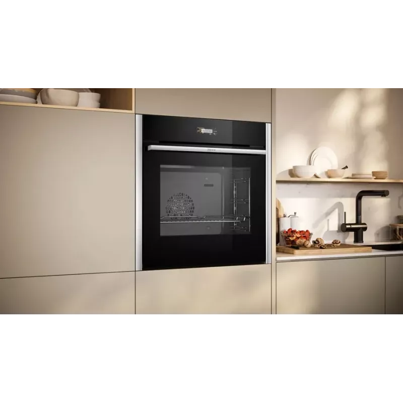 Neff N 70 B24CR31N0 Backofen 71 L Schwarz, Edelstahl