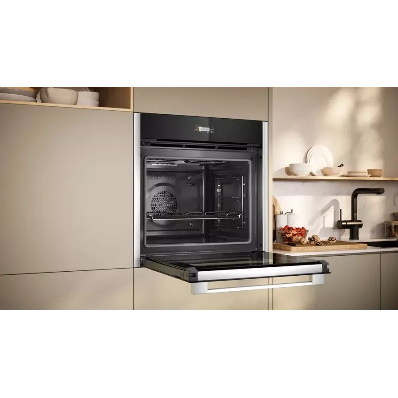 Neff N 70 B24CR71N0 Backofen 71 L Schwarz, Edelstahl