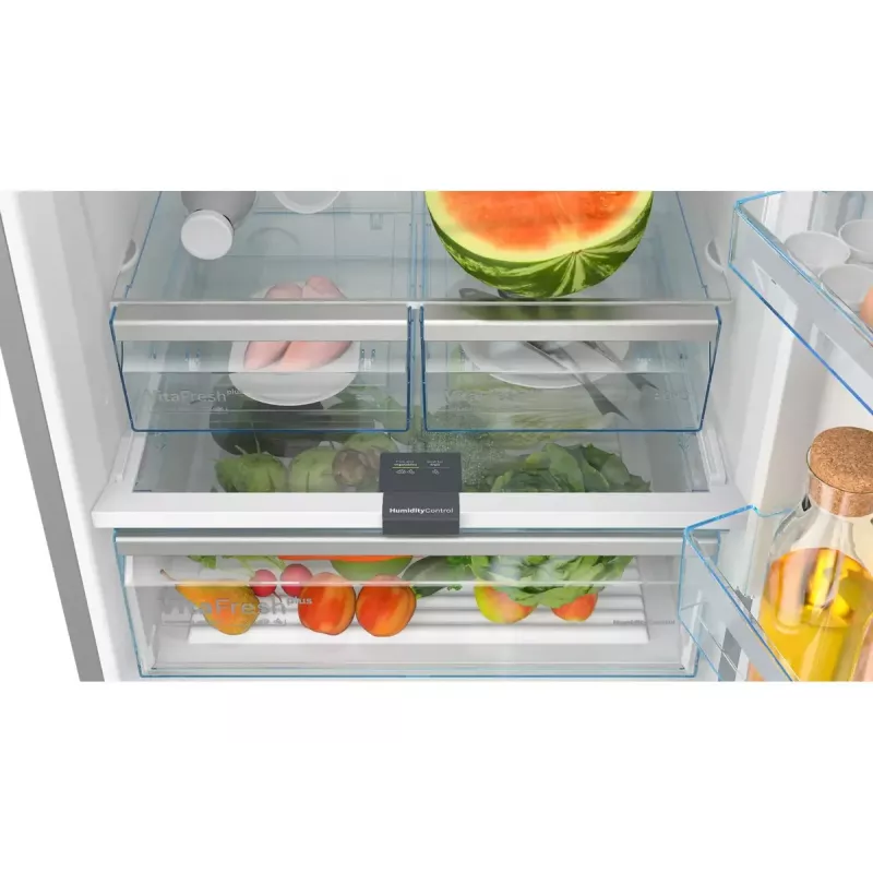 Bosch Serie 6 KGN76AXDR Kühl-Gefrierkombination, freistehend, 526 L, Schwarz