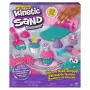 Kinetic Sand Shimmer, Einhorn-Bäckerei-Spielset, 16 oz (Schimmer-Türkis und Pink Neon), 8 Einhorn-Werkzeuge, sensorisches Spielzeug für Kinder ab 3 Jahren