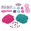 Kinetic Sand Shimmer, Einhorn-Bäckerei-Spielset, 16 oz (Schimmer-Türkis und Pink Neon), 8 Einhorn-Werkzeuge, sensorisches Spielzeug für Kinder ab 3 Jahren