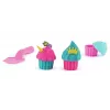 Kinetic Sand Shimmer, Einhorn-Bäckerei-Spielset, 16 oz (Schimmer-Türkis und Pink Neon), 8 Einhorn-Werkzeuge, sensorisches Spielzeug für Kinder ab 3 Jahren