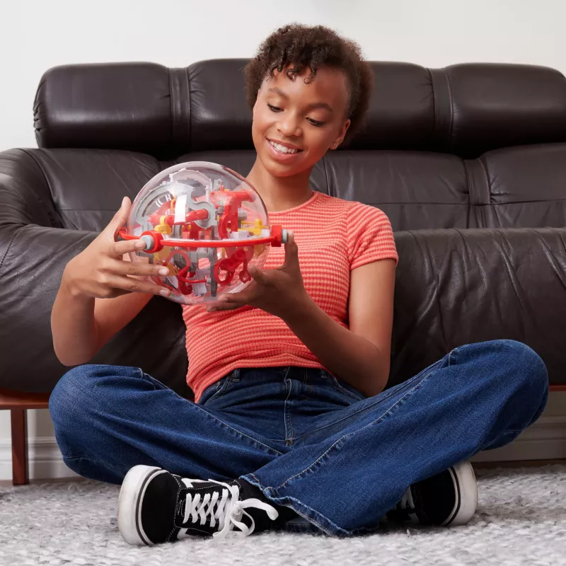 Spiele Perplexus Portal, 3D-Puzzleball-Labyrinth, Zappelspielzeug, Reise-Puzzleball für Kinder mit 150 Hindernissen, für Erwachsene und Kinder ab 8 Jahren