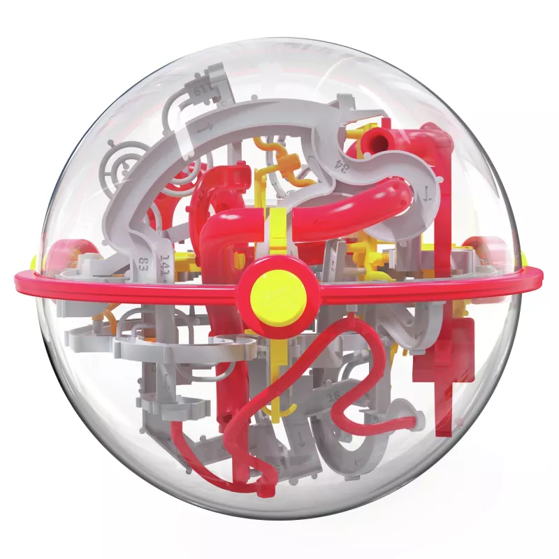 Spiele Perplexus Portal, 3D-Puzzleball-Labyrinth, Zappelspielzeug, Reise-Puzzleball für Kinder mit 150 Hindernissen, für Erwachsene und Kinder ab 8 Jahren